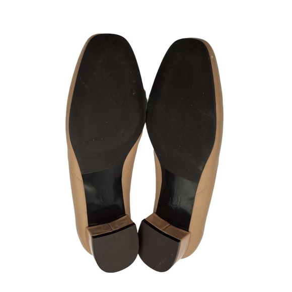 Trotters Delse Nude Patent Leather Block Heel Pumps Size 7 1/2 Women’s - Picture 9 of 10